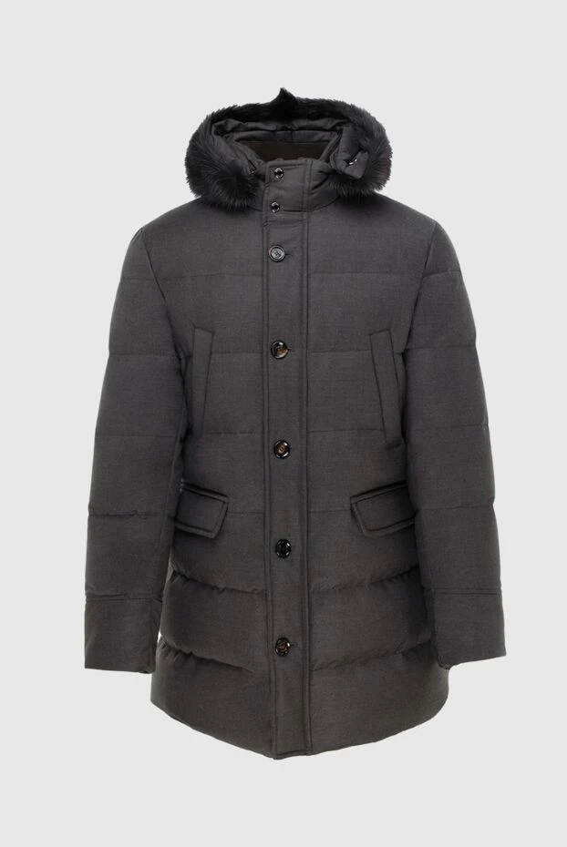 Moorer man men's wool and cashmere down jacket gray buy with prices and photos 172529 - photo 1