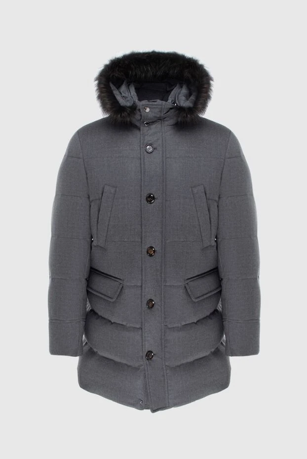 Moorer man men's wool and cashmere down jacket gray buy with prices and photos 172530 - photo 1