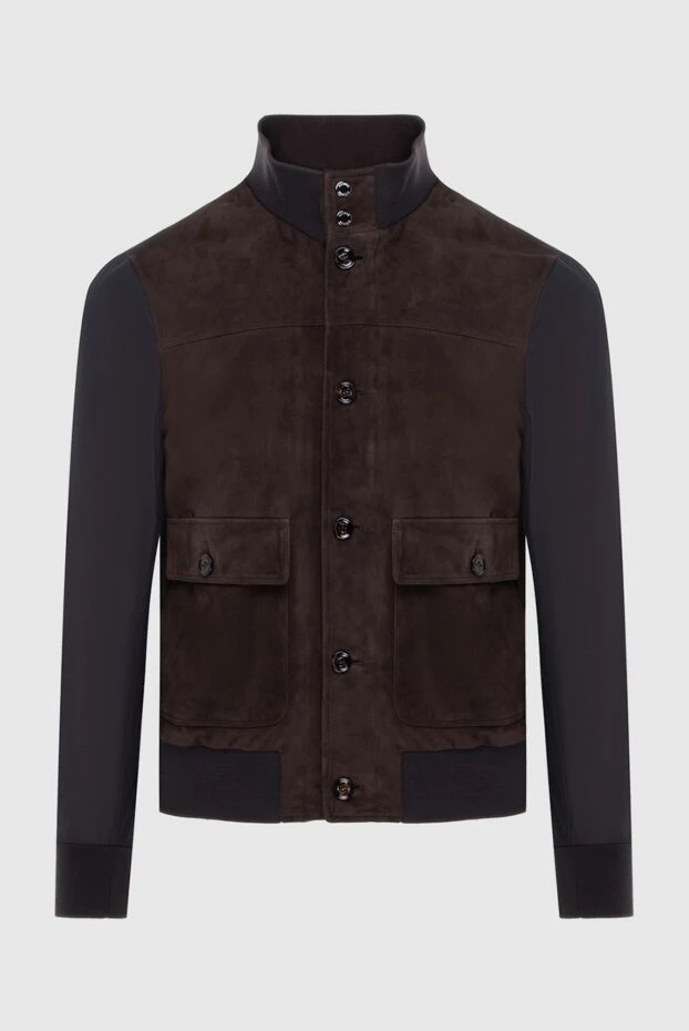 Moorer мужские куртка из замши коричневая мужская купить с ценами и фото 172538 - фото 1