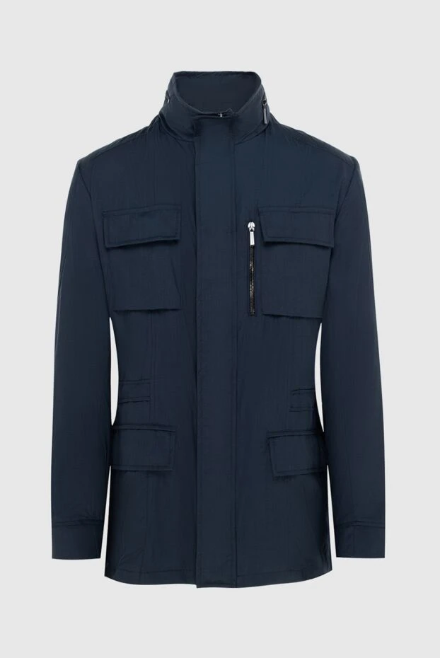 Moorer чоловічі куртка з вовни та шовку синя чоловіча купити фото з цінами 172542 - фото 1