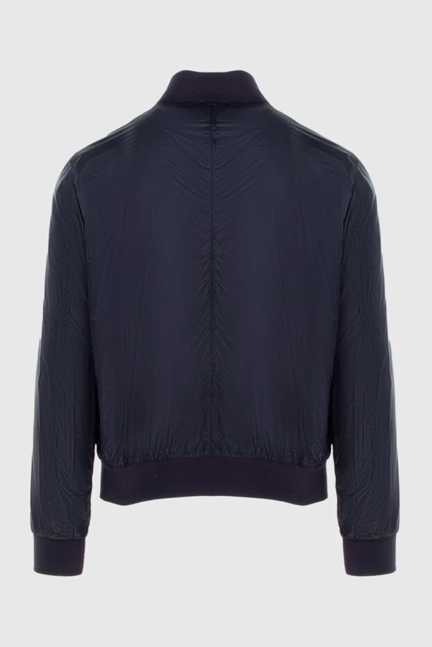 Moorer куртка-бомбер синяя с воротником-стойкой двусторонняя мужская 172544 - фото 2