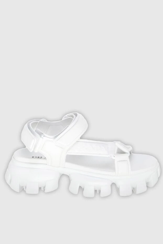 Prada woman white leather sandals for women 172545 - photo 1