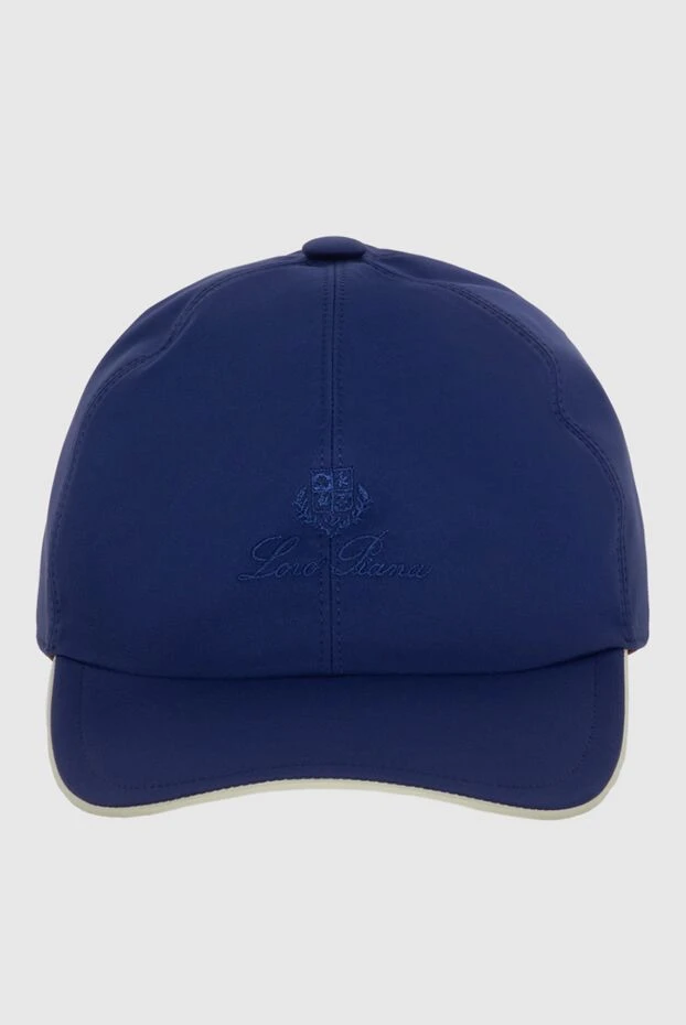 Loro Piana cap made of polyester blue for men 172576 - photo 1