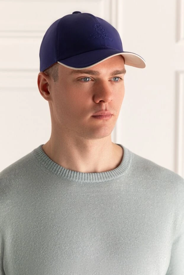 Loro Piana чоловічі кепка з поліестеру синя чоловіча купити фото з цінами 172576 - фото 2