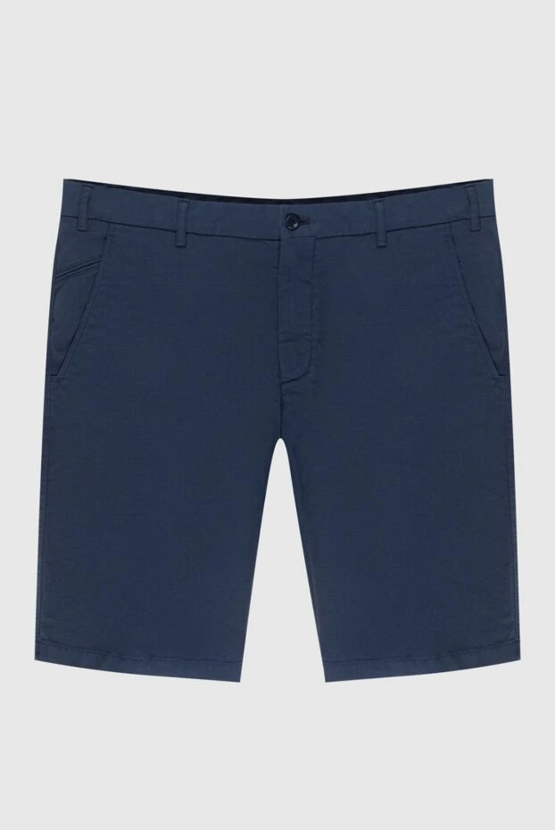 Loro Piana мужские шорты из хлопка и эластана синие мужские купить с ценами и фото 172584 - фото 1
