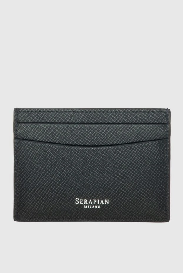 Serapian man business card holder made of genuine leather blue for men buy with prices and photos 172593 - photo 1