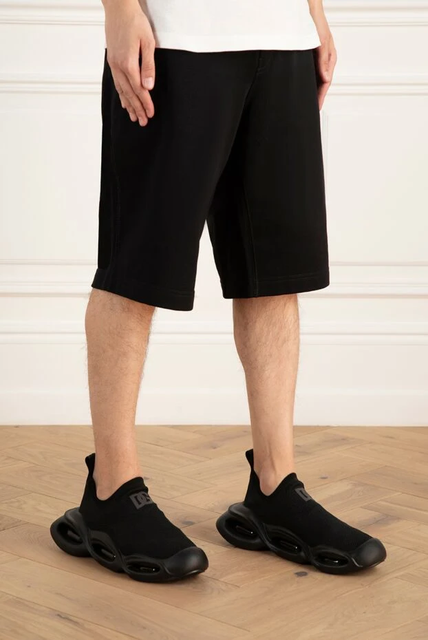 Dolce & Gabbana мужские сникеры чёрные мужские купить с ценами и фото 172627 - фото 2