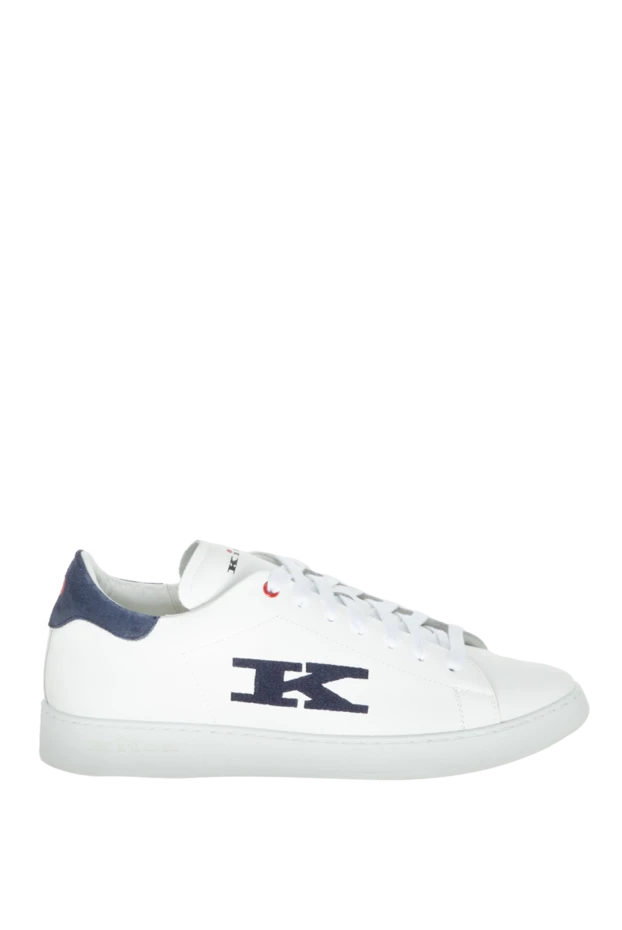 Kiton white leather sneakers for men 172699 - photo 1