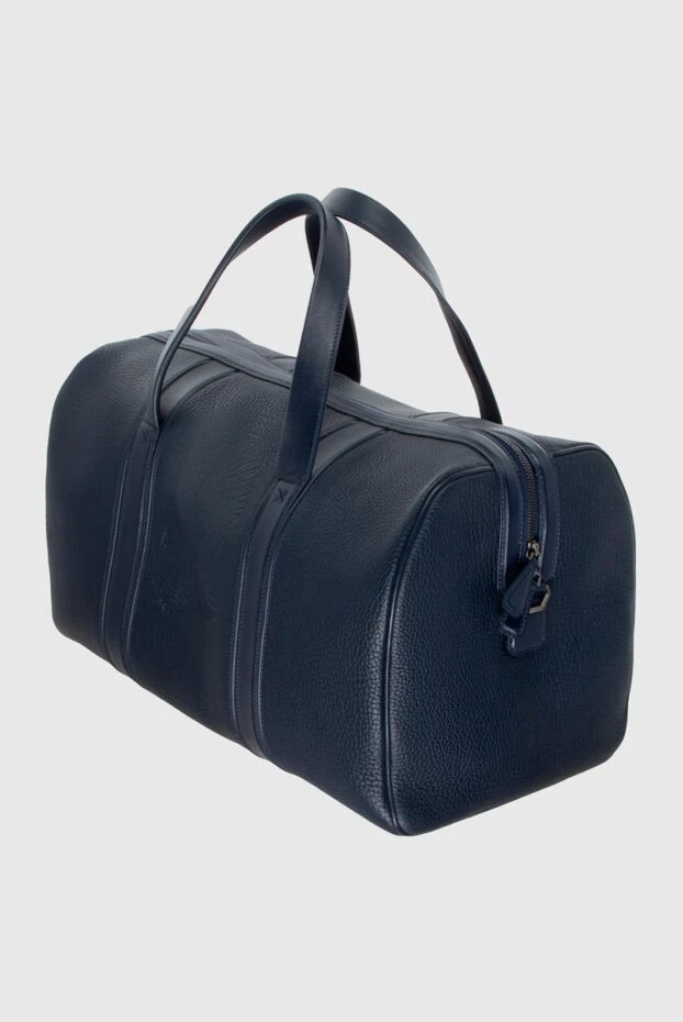 Stefano Ricci men's blue leather travel bag 172707 - photo 3