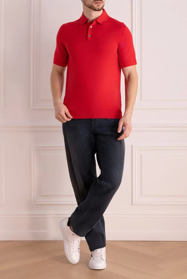 Stefano Ricci джинсы из хлопка серые мужские 172711 - фото 2