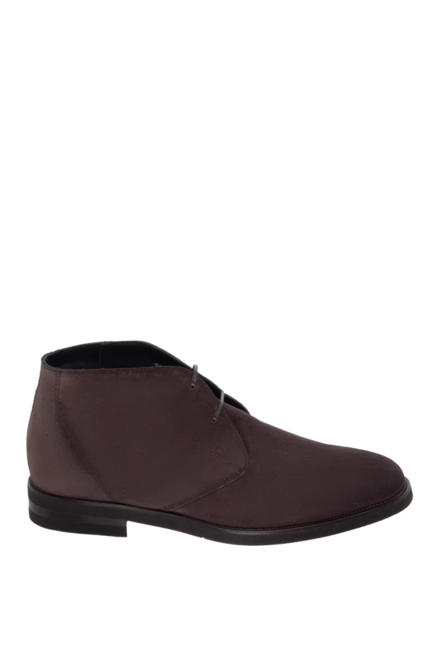 Men's suede boots brown - photo 1