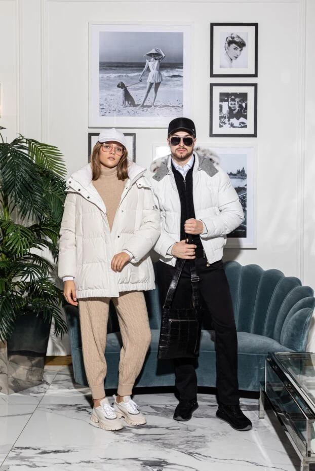 Stefano Ricci куртка з натуральної шкіри та хутра біла чоловіча 172745 - фото 2