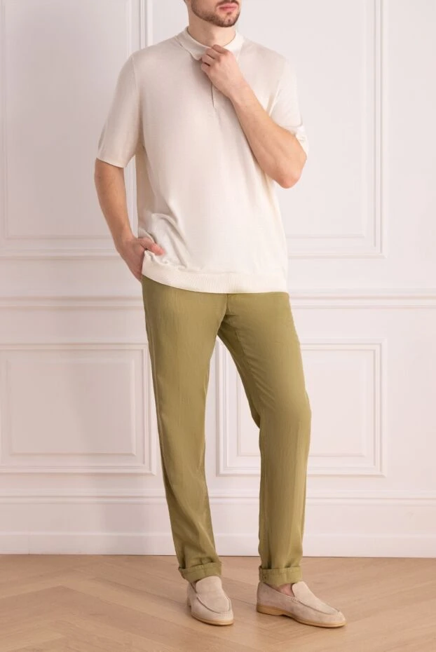 PT01 (Pantaloni Torino) мужские брюки зеленые мужские купить с ценами и фото 172769 - фото 2