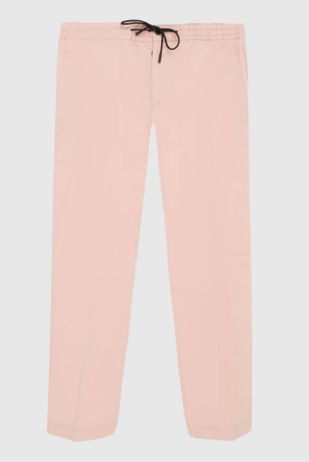 PT01 (Pantaloni Torino) man cotton trousers with elastane pink for men buy with prices and photos 172770 - photo 1