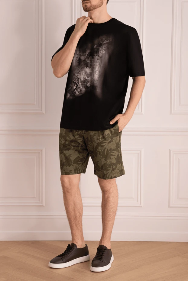 PT01 (Pantaloni Torino) man men's cotton shorts green buy with prices and photos 172786 - photo 2