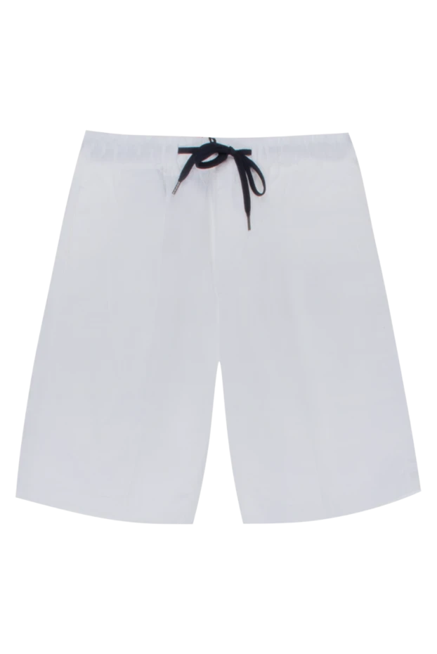 PT01 (Pantaloni Torino) чоловічі шорти з бавовни та еластану білі чоловічі купити фото з цінами 172788 - фото 1