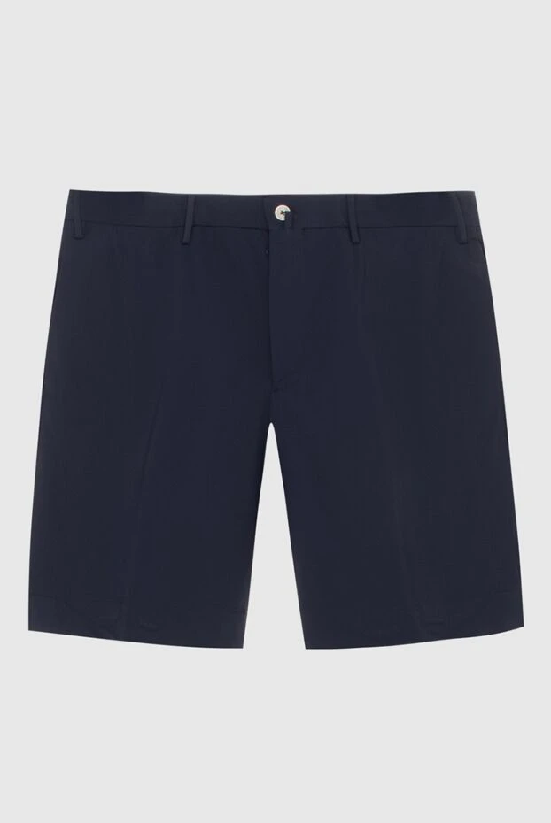 PT01 (Pantaloni Torino) blue polyamide and elastane shorts for men 172790 - photo 1