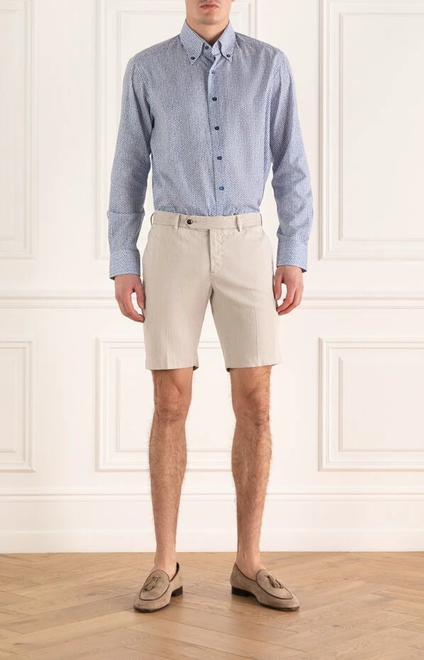 PT01 (Pantaloni Torino) мужские шорты мужские серые купить с ценами и фото 172792 - фото 2