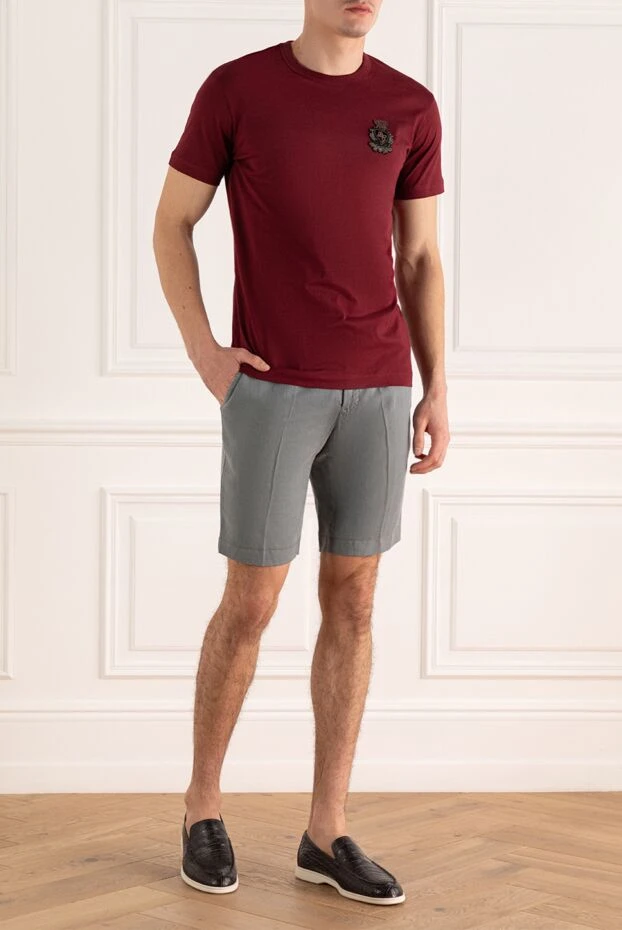 PT01 (Pantaloni Torino) мужские шорты мужские серые купить с ценами и фото 172794 - фото 2