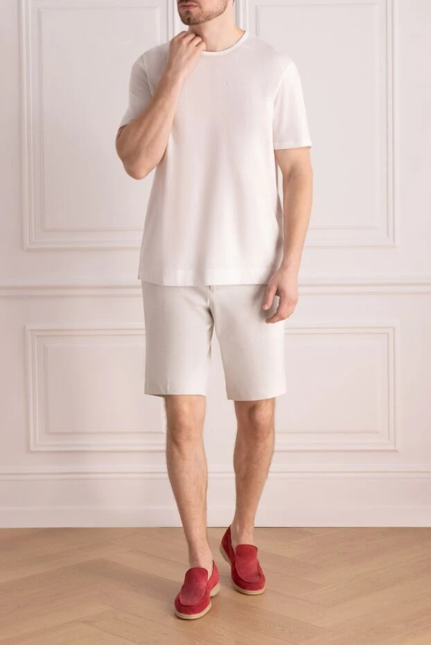 PT01 (Pantaloni Torino) man men's white shorts 172798 - photo 2