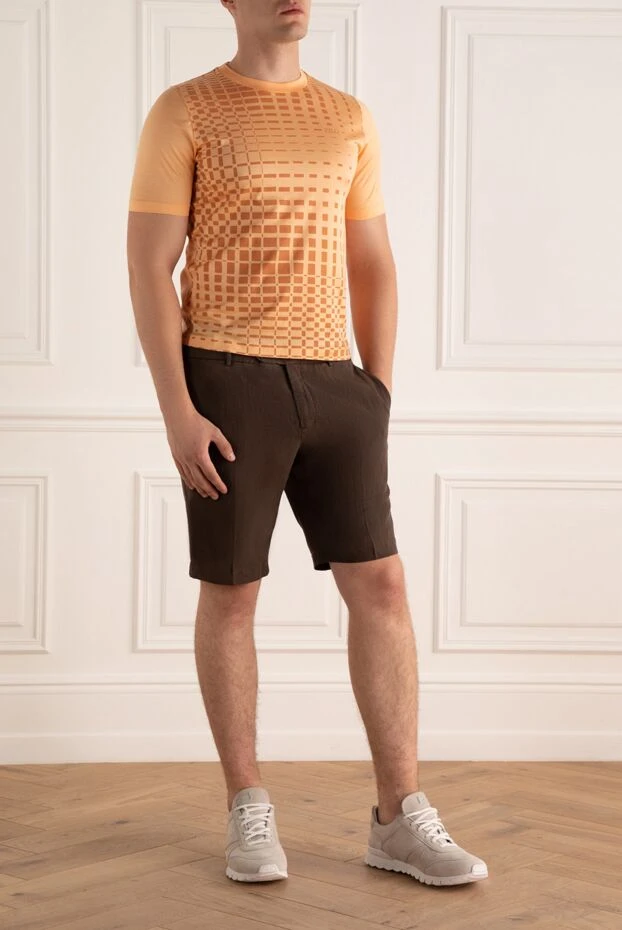 PT01 (Pantaloni Torino) man brown shorts for men buy with prices and photos 172806 - photo 2