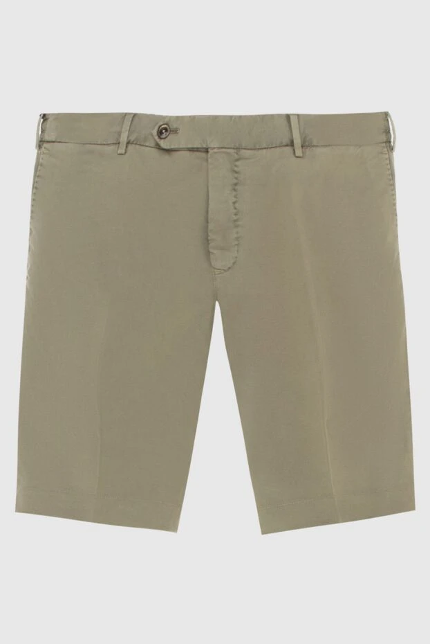 PT01 (Pantaloni Torino) man green cotton and elastane shorts for men 172807 - photo 1