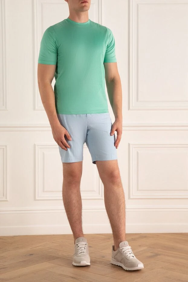 PT01 (Pantaloni Torino) man men's blue shorts 172810 - photo 2