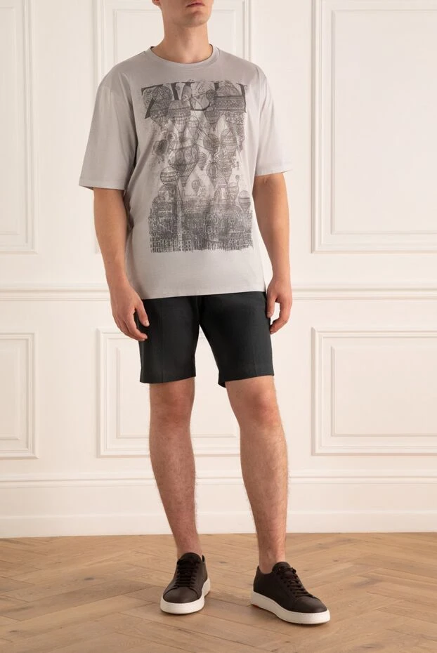 PT01 (Pantaloni Torino) man gray shorts for men 172811 - photo 2