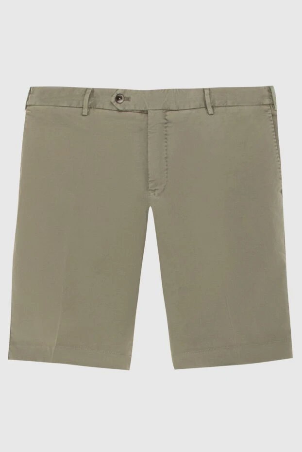 PT01 (Pantaloni Torino) green cotton and elastane shorts 172813 - photo 1