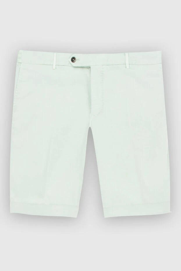 PT01 (Pantaloni Torino) green cotton and elastane shorts 172814 - photo 1