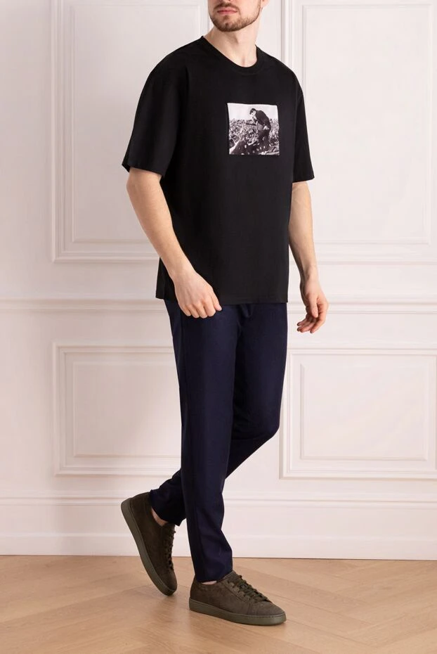 Limitato man black cotton t-shirt for men buy with prices and photos 172816 - photo 2