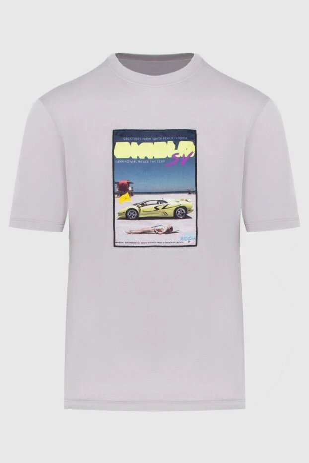 Limitato чоловічі футболка з бавовни бежева чоловіча купити фото з цінами 172821 - фото 1