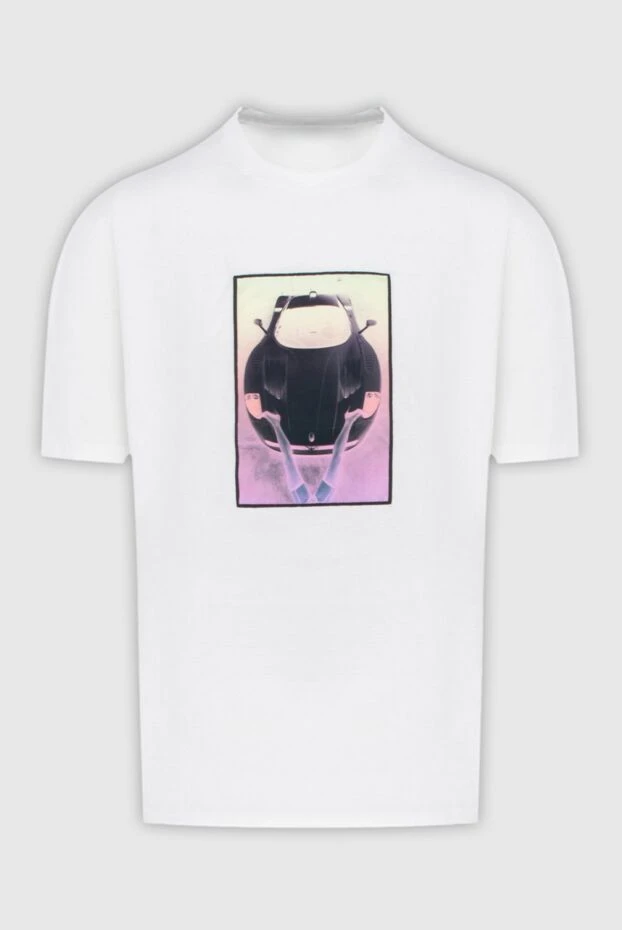 Limitato мужские футболка из хлопка белая мужская купить с ценами и фото 172828 - фото 1