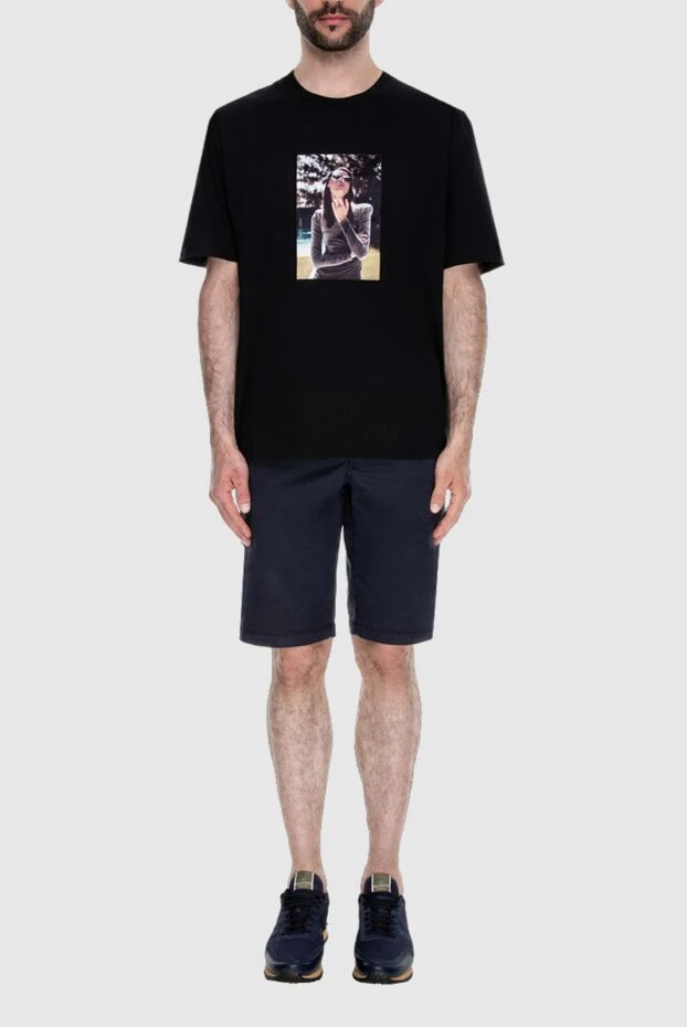 Limitato men's t-shirt with glossy photo print of a girl in dark glasses 195691 - photo 2
