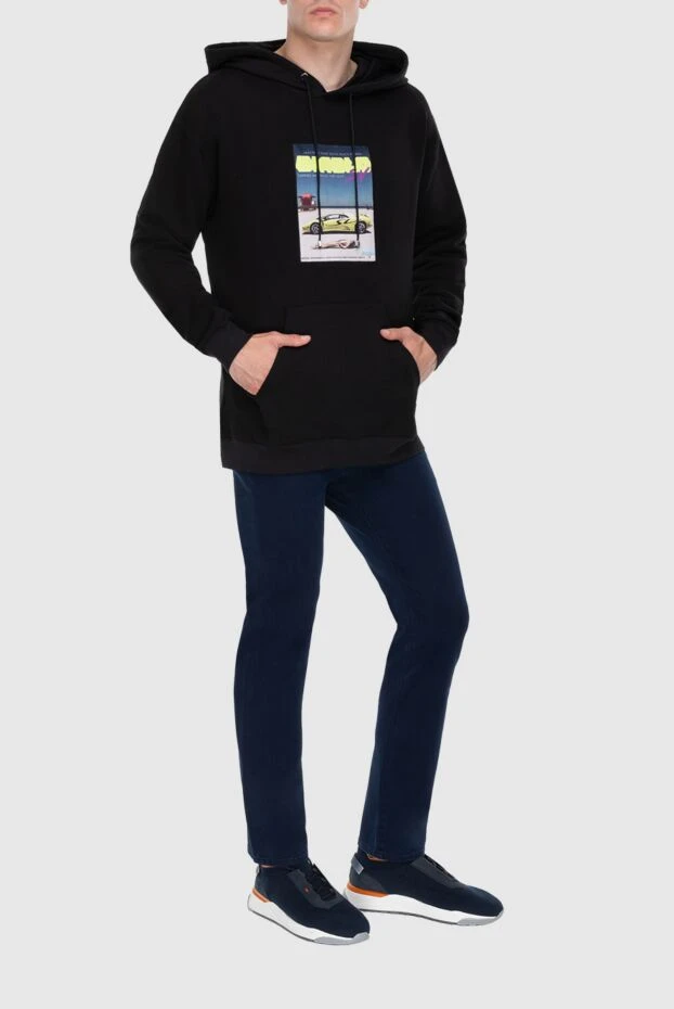 Limitato black hoodie with colorful print men's 195770 - photo 2