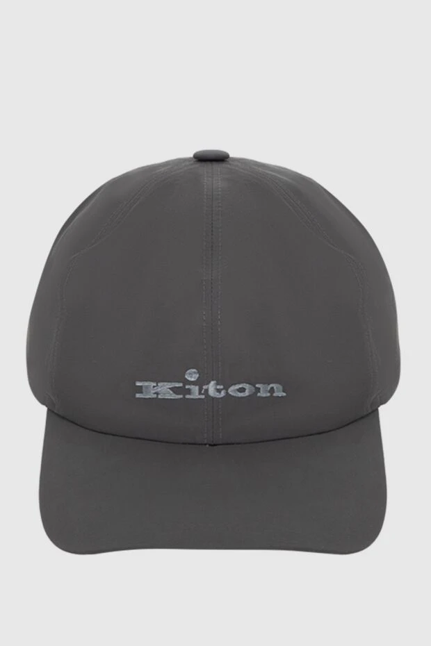 Kiton man cap made of cotton and polyamide gray for men 172839 - photo 1