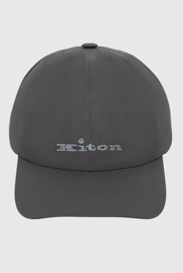 Kiton cap made of cotton and polyamide gray for men 172839 - photo 1