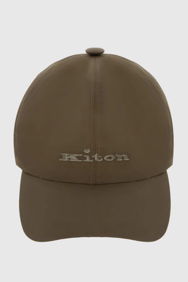 Kiton man cap made of cotton and polyamide green for men 172840 - photo 1