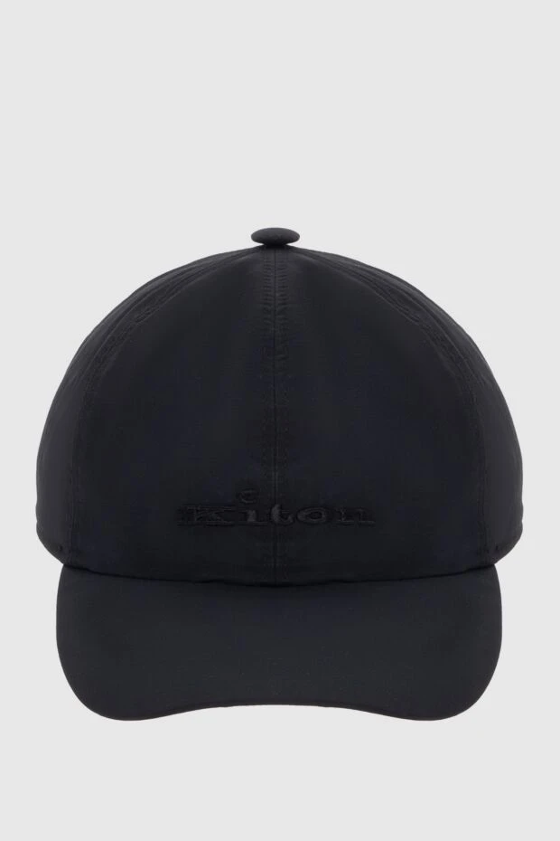 Kiton man cap made of cotton and polyamide black for men 172843 - photo 1