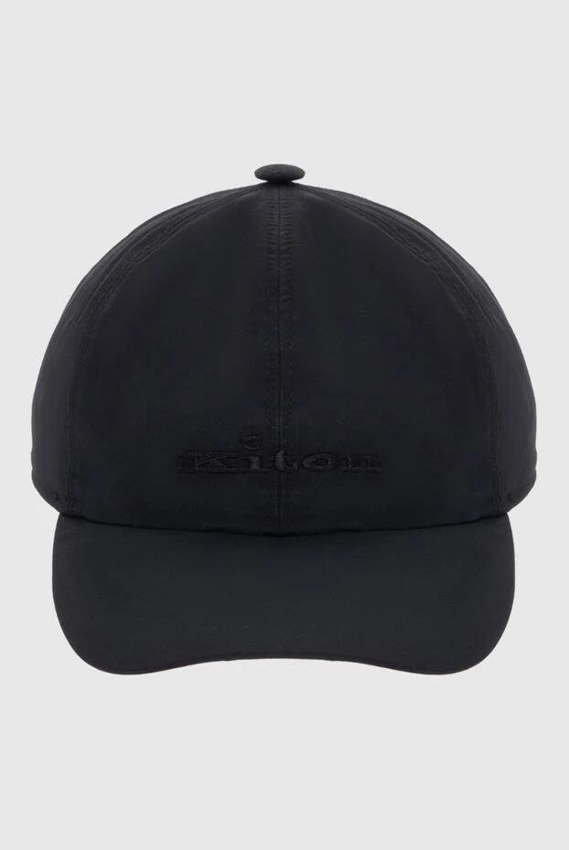 Kiton cap made of cotton and polyamide black for men 172843 - photo 1