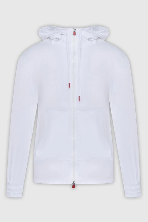 Kiton hoodie for men made of cotton white 172851 - photo 1