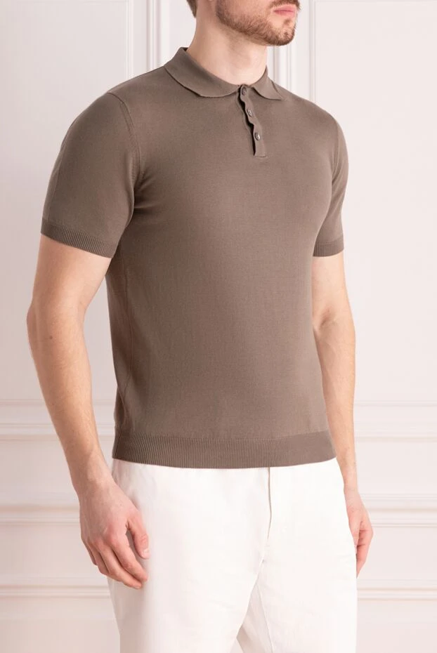 Tombolini polo from cotton brown 195541 - photo 3