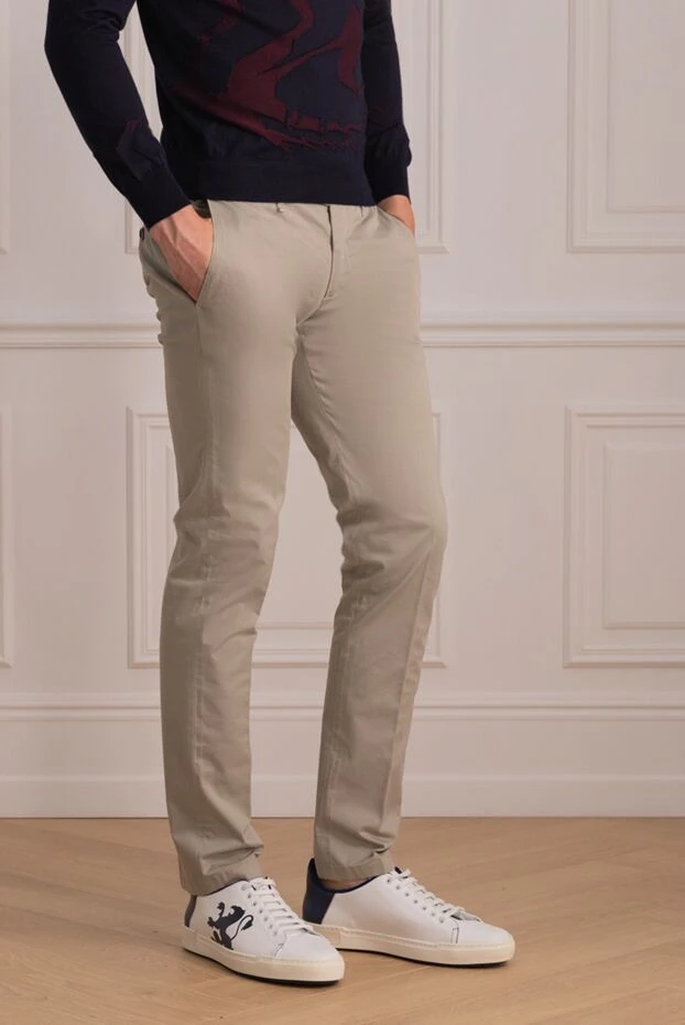 Tombolini pants made of cotton and elastane gray 196943 - photo 3