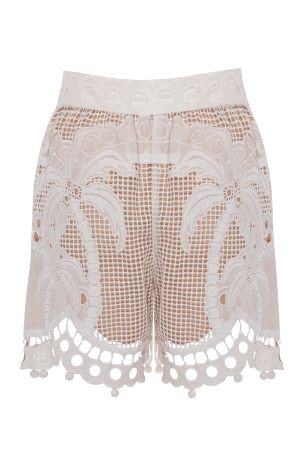 Zimmermann woman white silk shorts for women buy with prices and photos 172879 - photo 1
