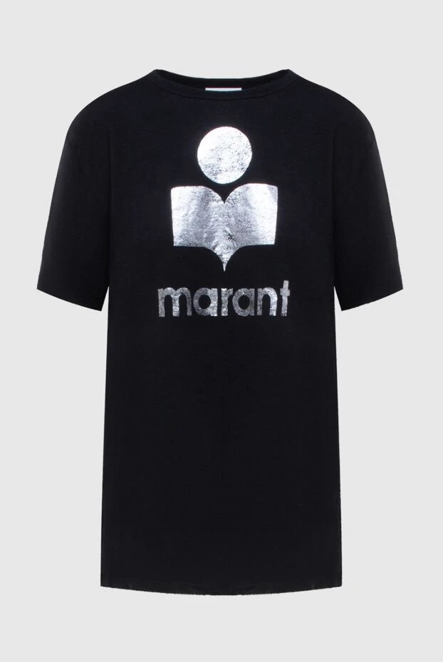 Isabel Marant woman black linen t-shirt for women 172887 - photo 1