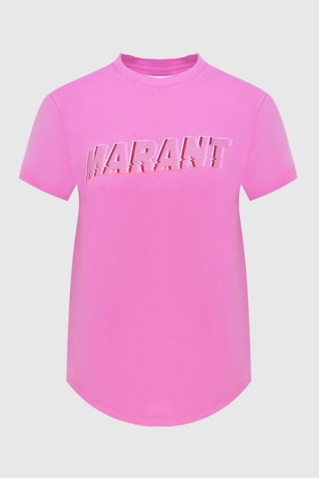 Isabel Marant woman pink cotton t-shirt for women 172889 - photo 1