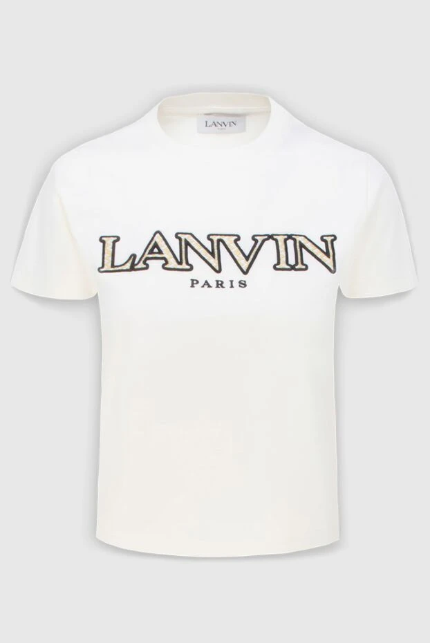 Lanvin woman white cotton t-shirt for women buy with prices and photos 172890 - photo 1