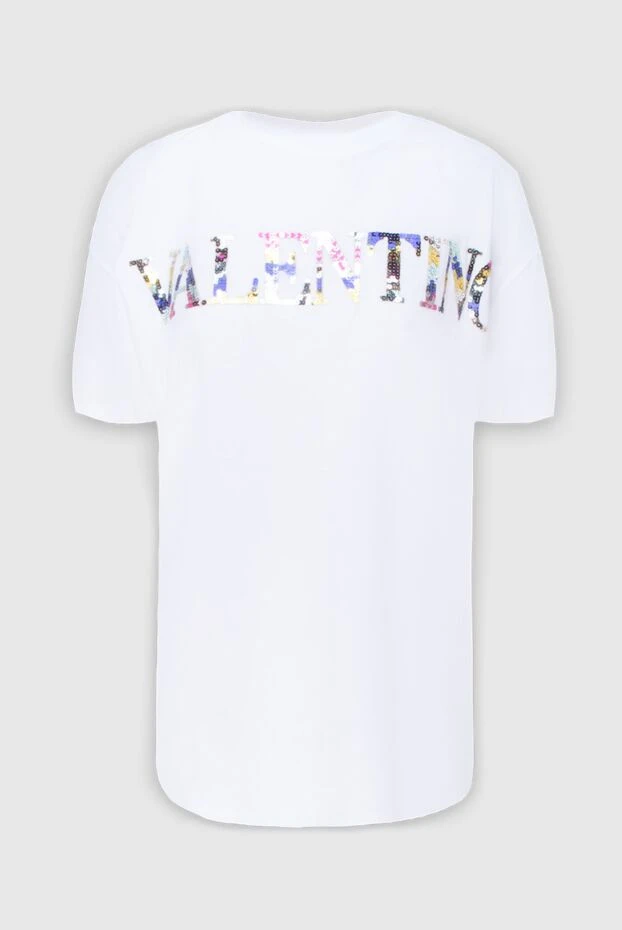 Valentino женские футболка из хлопка белая женская купить с ценами и фото 172894 - фото 1