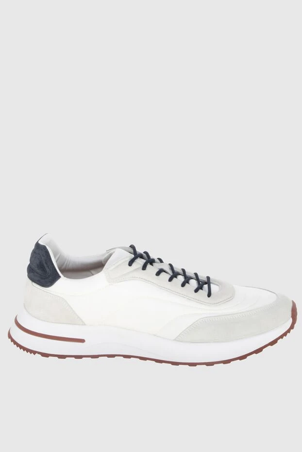 Loro Piana man sneakers in suede and polyester white for men buy with prices and photos 172898 - photo 1