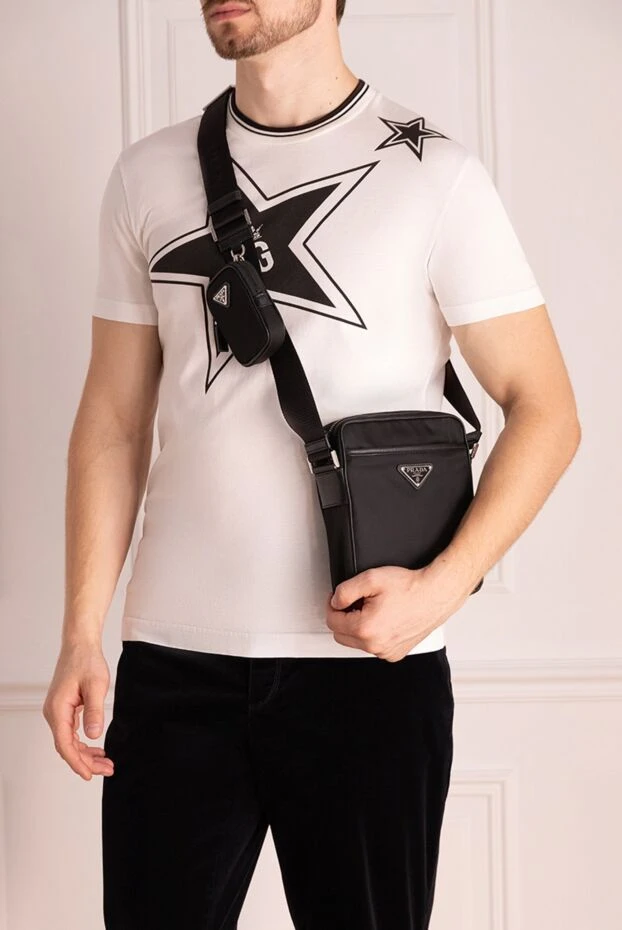 Prada Men s Shoulder Bags Buy Luxury Brands Domino Online Shop